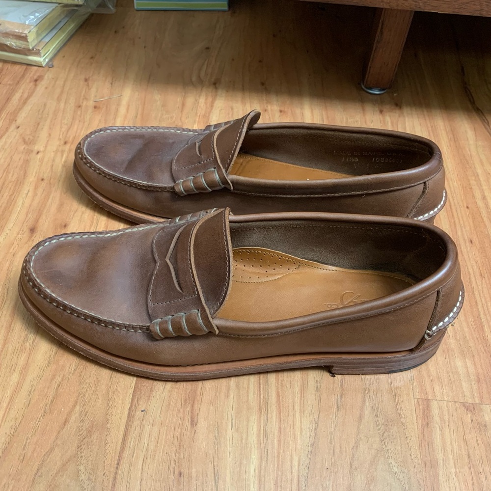 Rancourt and Co Beefroll Penny Loafers.